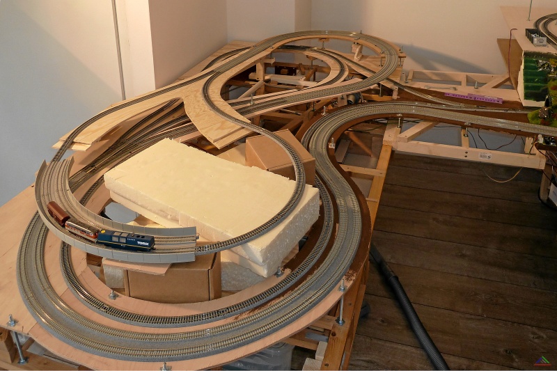 181 Brueckenschlag.JPG - Brückenschlag am Hohen Ennder - die erste Testfahrt